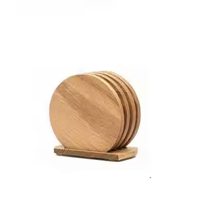 Polished Round Shape and Wooden <b>coaster</b> for Tableware by crescent crafts - Product Image 3