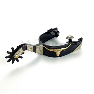 Espuelas de equitación de diseño personalizado que ofrecen materiales y logotipos de formas personalizadas a medida para entrenadores de jinetes profesionales - Product Image 2