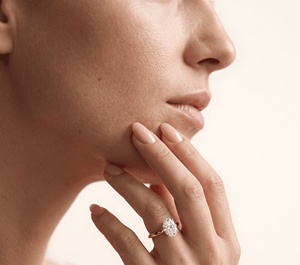 Anillo de Compromiso con Diamante de Corte Ovalado, Clásico para Mujer, Diamantes Cultivados en Laboratorio - Product Image 6