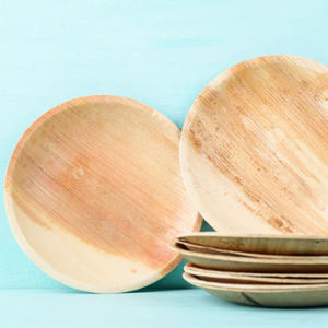 Assiettes jetables rondes écologiques et durables Vaisselle biodégradable compostable pour événements, restauration et usage domestique - Product Image 5