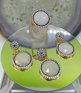 Juego de Joyería de Plata de Ley 925 al por Mayor con Piedras Sintéticas – Diseños Hechos a Mano Personalizados - Product Image 3