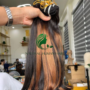 ช่อผมมนุษย์แท้แบบบราซิลเรียงตามหนังแท้8นิ้วผมตรงกระดูกแท้ - Product Image 4