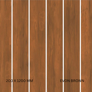 Tuiles antidérapantes finies en bois 200X 1200 MM Installation adhésive facile pour l'entrepôt d'accessoires extérieurs d'appartement d'école de centre commercial - Product Image 2