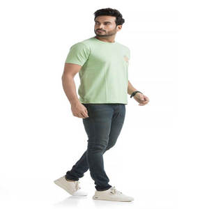 Vente en gros 100 coton délavé à l'acide t-shirt surdimensionné 250Gsm t-shirt lourd pour hommes t-shirt vintage blanc personnalisé - Product Image 6