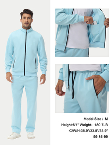 Combinaison de jogging deux pièces de qualité supérieure pour hommes, vêtements de sport écologiques pour l'hiver - Product Image 3
