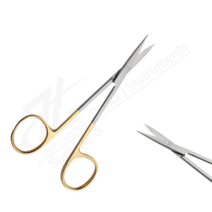 Ciseaux pour pansements en acier inoxydable manuels réutilisables certifiés CE Instruments chirurgicaux longs de 145mm, émoussés/pointus et droits Fabricant - Product Image 1