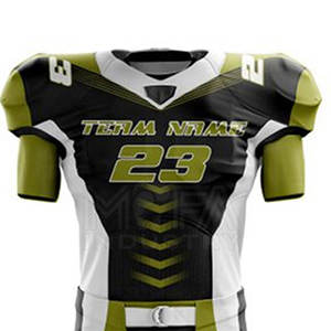 Uniforme de fútbol americano Unisex de alta calidad, camiseta juvenil hecha a medida, conjunto de manga corta, diseño transpirable - Product Image 3