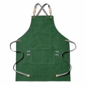 Custom Logo Custom Reusable Cotton Women Waterproof Promotional Cotton <b>Kitchen</b> <b>Apron</b> for Waiter <b>Apron</b> - Product Image 6