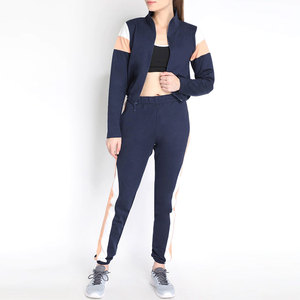 Conjunto de chándal de dos piezas Sudadera con capucha y pantalones Jogger Traje cómodo de tela suave para mujeres Entrenamiento de gimnasia y uso diario - Product Image 3