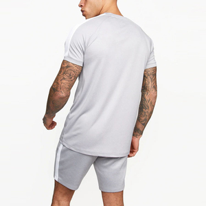 OEM Custom logo Men T-shirt Wholesale High Quality Fitness Gym Athletic T-shirt Cotton Breathable Custom T-shirts for Men - Product Image 2