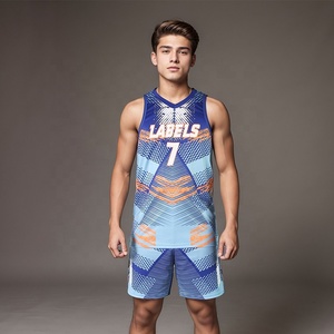 Uniforme de Baloncesto Personalizado de Alta Calidad, Talla Grande, Transpirable, Antibacterial, con Sublimación, Kit de Camiseta - Product Image 5
