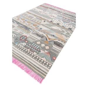 Tapis Manchaha Lev-786 bleu, noué à la main, en laine et soie de bambou, épaisseur 10 mm, motif géométrique abstrait, pour la maison, le couloir, rectangulaire, pour le sol - Product Image 2