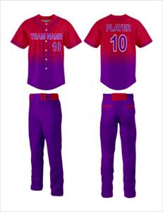 Uniformes de baseball personnalisés pour les équipes de jeunes et d'adultes Maillot de baseball scolaire ou collégial Vêtements de sport d'équipe OEM Chemise à séchage rapide - Product Image 3