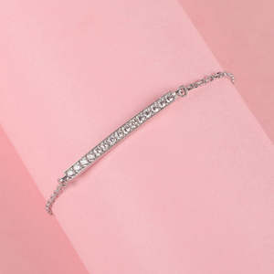 Bracelet en argent 925, or 14 carats, or 18 carats, plaqué rhodium, serti de diamants et de perles, bracelet tennis pour chaque instant de votre vie Cadeau Parfait - Product Image 2