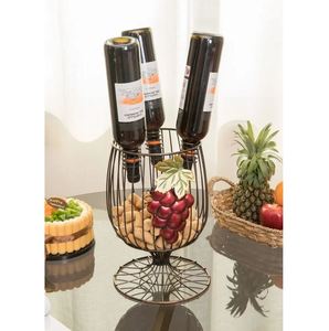 New wine bottle storage rack holder for kitchen home decoration dining <b>table</b> champagne wine display rack holder <b>bar</b> wholesale - Product Image 3