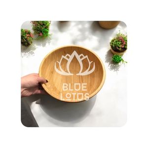 MEILLEUR PRIX Bol en bambou Blue Lotus 2025, bol artisanal de qualité supérieure pour la salle à manger moderne - Product Image 1