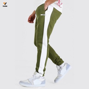 Nuevo personalizado peso pesado 350 GSM algodón polar pista acampanado Jogger pantalones hombres pierna ancha recta pantalones de chándal holgados - Product Image 1