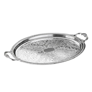 Plateau de service à dessert en aluminium de grande taille de qualité supérieure, idéal pour les mariages et les événements, vaisselle de l'Inde aux meilleurs prix - Product Image 5