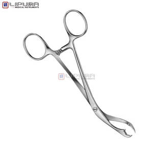 Verbrugge Extra Pequeño 5mm Mandíbula 175mm Longitud 7 pulgadas Manual Ortopédico Quirúrgico Hueso Sujeción Fórceps MOL Cumplimiento de seguridad - Product Image 5