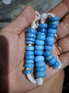 Perles de verre aspect ancien de style vintage sur mesure conception de motif de goutte pour les magasins de perles d'artisans de bijoux - Product Image 2