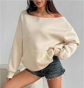 Sudadera de Invierno Premium para Mujer, Diseño Personalizado, Alta Calidad, Transpirable, de Algodón y Felpa, con Capucha y Color Sólido - Product Image 5