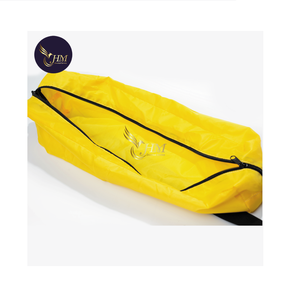 Sac de sport jaune tendance et multifonctionnel à motif uni, 100 % polyester, fermeture éclair, design personnalisé, unisexe - Product Image 1