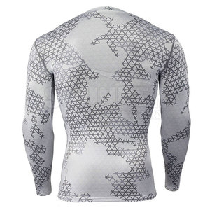 Imprimé personnalisé Hommes Manches Longues Rash Guard Respirant Protection Solaire Surf Conception Personnalisée Concevez Votre Propre - Product Image 2