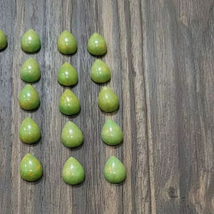 Turquesa Verde Natural Suelta de Alta Calidad AAA, Cabujón de Cobre, Gema en Forma de Pera, Forma Mixta, Mejor Precio, 20% de Descuento y Regalo de Año Nuevo - Product Image 2