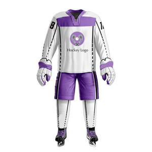 Nueva llegada uniforme de hockey sobre hielo Venta caliente uniforme de hockey sobre hielo logotipo personalizado uniforme de hockey sobre hielo - Product Image 5