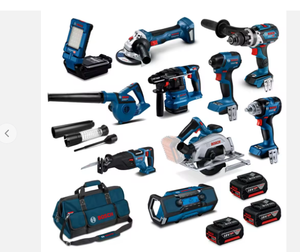ชุดคอมโบ15ชิ้นแบบ Li-ion 6.0-ah พร้อมกระเป๋าลดราคา BosChs_20V - Product Image 1