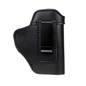 Black Leather Tactical Magazine Pouch and <b>Holster</b> Tactical Waist Belt Soft <b>Holster</b> Pouch Belt - Product Image 1