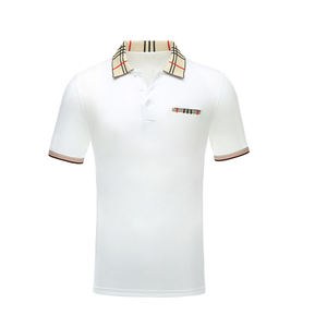 Camiseta de Hombre al por Mayor 100% Algodón Antiarrugas de Punto Sólido para Personalización, Camiseta Personalizada con Bordado para Camisas - Product Image 1