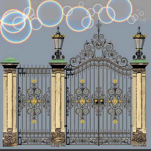 Diseños vietnamitas de puerta de hierro forjado para entradas principales que mezclan formas clásicas con calidad de artesanía moderna - Product Image 5