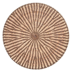 Napperon rond géométrique en rotin produits écologiques fabriqués au Vietnam décoration de table napperon tissé en gros moderne - Product Image 3