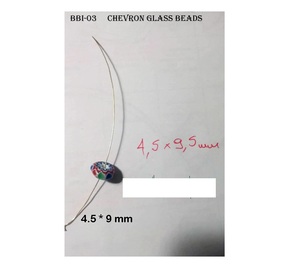 Traditional Pattern Glass <b>Craft</b> Beads With Multiple Layers Used <b>For</b> DIY Fashion And Art Design Projects From India - Product Image 6