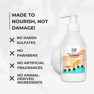 Shampoo liquide à base de protéines de blé et de kératine avec collagène pour réduire la perte de cheveux et favoriser la croissance de cheveux longs et forts - Product Image 3