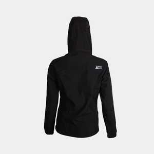 Chaqueta Polar Bonded para mujer Ropa de abrigo de satén de gran tamaño negra con cuello de piel de oveja PU y capucha Logotipo personalizado Longitud corta - Product Image 2