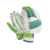 Guantes de Bateo de Críquet de Cuero PU, Protección Extra, Alta Calidad, Edición CP Plus, Color Sólido, Cierre de Tirón para 4 Estaciones, Duraderos
