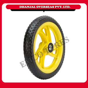 New Arrival 12\" PU Foam <b>Wheel</b> With Plastic Rim Lightweight LED Light <b>Wheels</b> for Kids' 20\" Tyre Smooth Durable for Kids' Bikes - Product Image 2