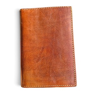 Porte-cartes en cuir de vache véritable fait main, portefeuille minimaliste pliable, unisexe, longueur courte, marron, logo personnalisé, fabriqué en Chine - Product Image 2