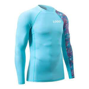 Hot Selling <b>Men</b> Compression <b>Rash</b> <b>Guard</b> Full Sleeve Custom Logo Training Wear Comfortable MMA Sports Jiu Jitsu Kimono Style - Product Image 3