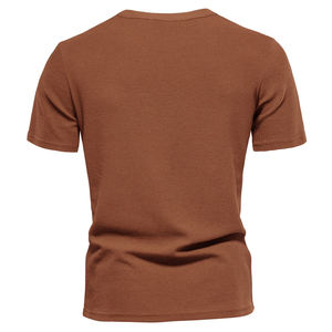 Camisetas con logotipo personalizado para hombre, camisetas de manga corta con cuello redondo y Jersey sólido informal a la moda, camisetas - Product Image 6