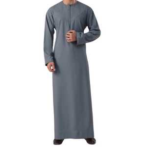 Vente chaude 2025 Thobe saoudien de luxe avec tissu respirant Style saoudien élégant Parfait pour le port quotidien et les événements formels - Product Image 1