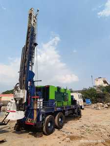 Tout nouveau PRL PDTHR-300 haute efficacité 6x4 lecteur DTH Cum conception rotative 300 mètres puits d'eau perceuse montée sur camion - Product Image 3