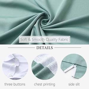 Chemises polo pour hommes, t-shirts de luxe pour hommes, col tendance, manches courtes, anti-boulochage, vêtements pour hommes, téléchargés par Dress Sports - Product Image 5