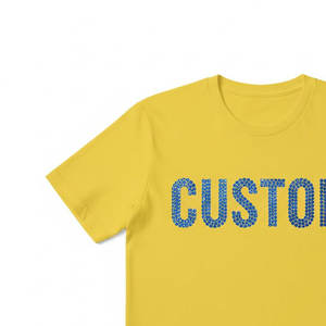 T-shirt en jersey classique léger avec tissu naturel respirant et surface lisse pour impression et conception personnalisées - Product Image 3