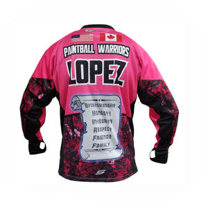 เสื้อเพนท์บอลลายพรางระบายอากาศได้ประสิทธิภาพสูงแบบกำหนดเองประสบการณ์การเล่นเกมที่ดีที่สุดพร้อมแผ่นป้องกัน - Product Image 5