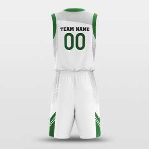 Ensemble de basketball personnalisé classique 76 sublimé, tenue de sport de haute qualité style américain à manches courtes avec pantalon - Product Image 2
