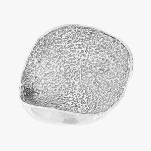 CASA DE PLATA Anillo con textura de Plata de Ley 925 para mujer Ajuste invisible Cluster Anillo de bodas Fabricado Mayorista - Product Image 1