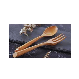 ชุดช้อนไม้พร้อมมีดและส้อมเป็นมิตรต่อสิ่งแวดล้อมผลิตจากเวียดนาม - Product Image 2